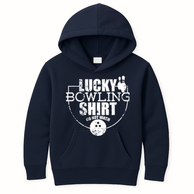 Lucky Bowling Do Not Wash Funny Quote For Bowlers Kids Hoodie