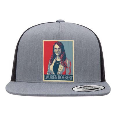 Lauren Boebert Design Classic Flat Bill Trucker Hat