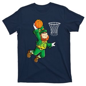 Leprechaun Basketball Dunk St Patricks Day Sports T-Shirt