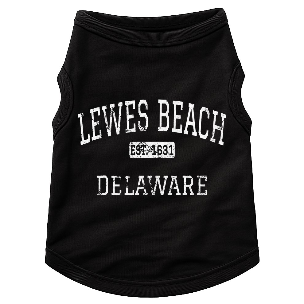 Lewes Beach Delaware De Vintage Doggie Tank