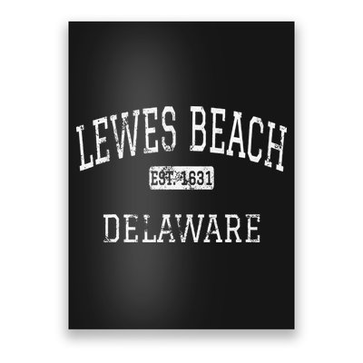 Lewes Beach Delaware De Vintage Poster