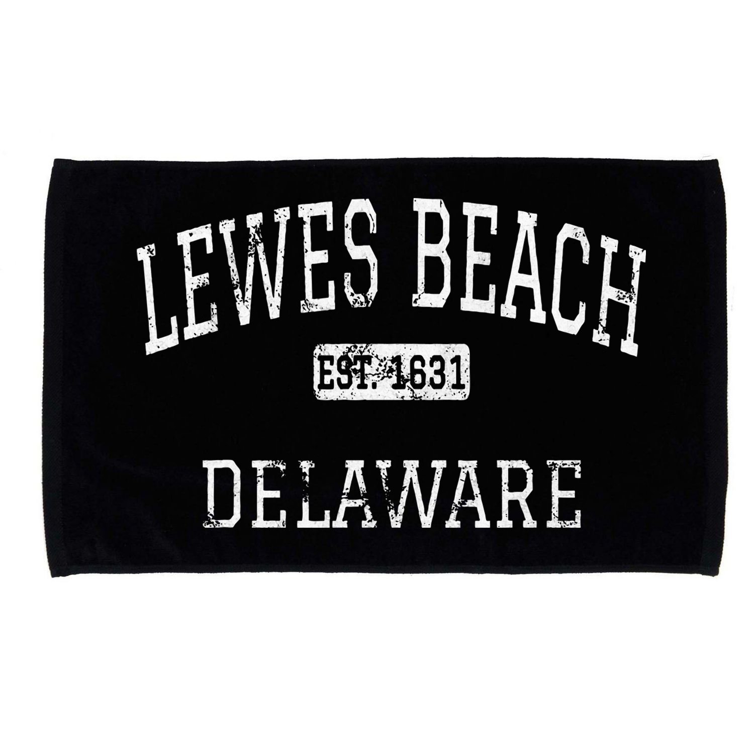 Lewes Beach Delaware De Vintage Microfiber Hand Towel