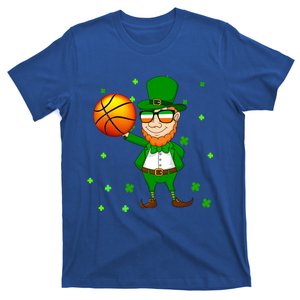 Leprechaun Basketball Dunk St Patricks Day Sports Meaningful Gift T-Shirt