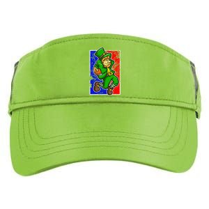 Leprechaun Basketball Dunk St Patricks Day Sports Gift Adult Drive Performance Visor