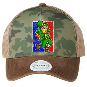 Leprechaun Basketball Dunk St Patricks Day Sports Gift Legacy Tie Dye Trucker Hat