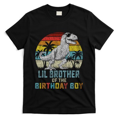 Lil Brother Dinosaur Of The Birthday Matching Family T-Shirt