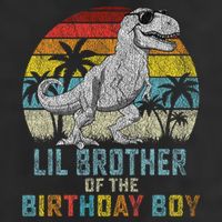 Lil Brother Dinosaur Of The Birthday Matching Family 11oz C Handle Ceramic Mug