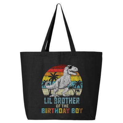 Lil Brother Dinosaur Of The Birthday Matching Family 25L Jumbo Tote