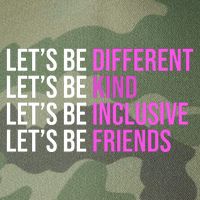 Let's Be Different Kind Inclusive Friends Legacy Tie Dye Trucker Hat