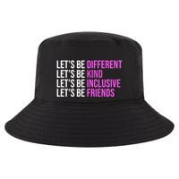 Let's Be Different Kind Inclusive Friends Cool Comfort Performance Bucket Hat