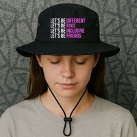 Let's Be Different Kind Inclusive Friends Bucket Hat