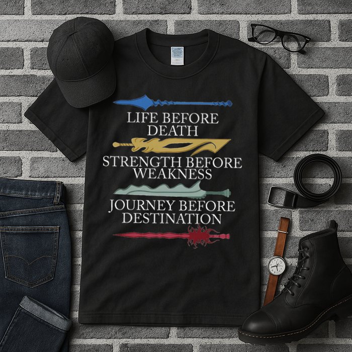 Life Before Death Strength Before Weakness Journey Tall T-Shirt