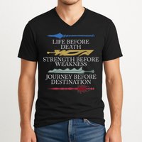 Life Before Death Strength Before Weakness Journey V-Neck T-Shirt