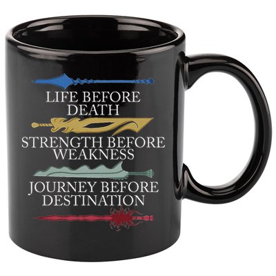 Life Before Death Strength Before Weakness Journey 11oz C Handle Ceramic Mug