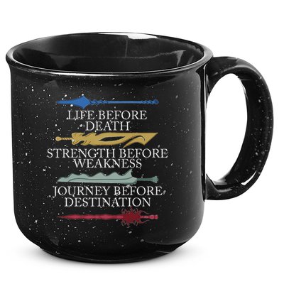 Life Before Death Strength Before Weakness Journey 15oz Campfire Ceramic Mug