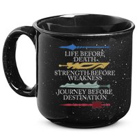 Life Before Death Strength Before Weakness Journey 15oz Campfire Ceramic Mug