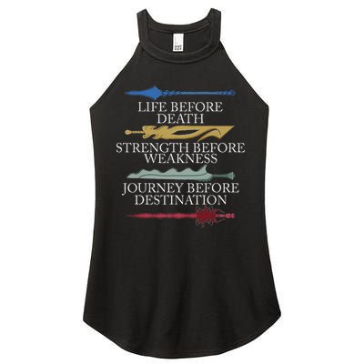 Life Before Death Strength Before Weakness Journey Women's Perfect Tri Rocker Tank