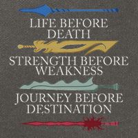 Life Before Death Strength Before Weakness Journey Cotton Canvas Backpack