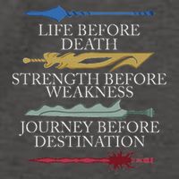 Life Before Death Strength Before Weakness Journey Vector Backpack