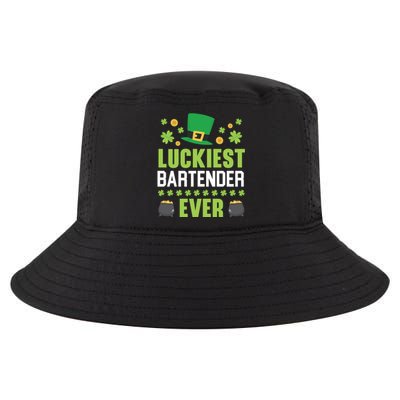 Luckiest Bartender Ever St Patrick's Saint Pattys Day Gift Cool Comfort Performance Bucket Hat