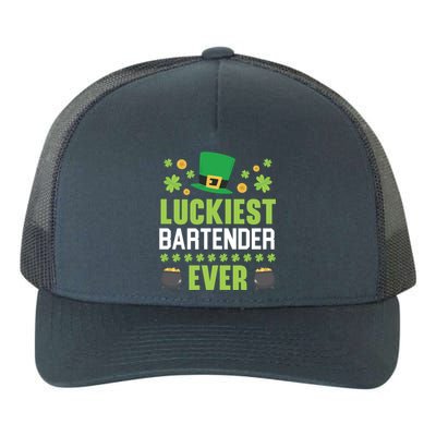 Luckiest Bartender Ever St Patrick's Saint Pattys Day Gift Yupoong Adult 5-Panel Trucker Hat