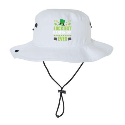 Luckiest Bartender Ever St Patrick's Saint Pattys Day Gift Legacy Cool Fit Booney Bucket Hat