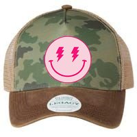 Lightning Bolt Eyes Happy Face Legacy Tie Dye Trucker Hat