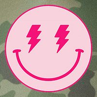 Lightning Bolt Eyes Happy Face Legacy Tie Dye Trucker Hat