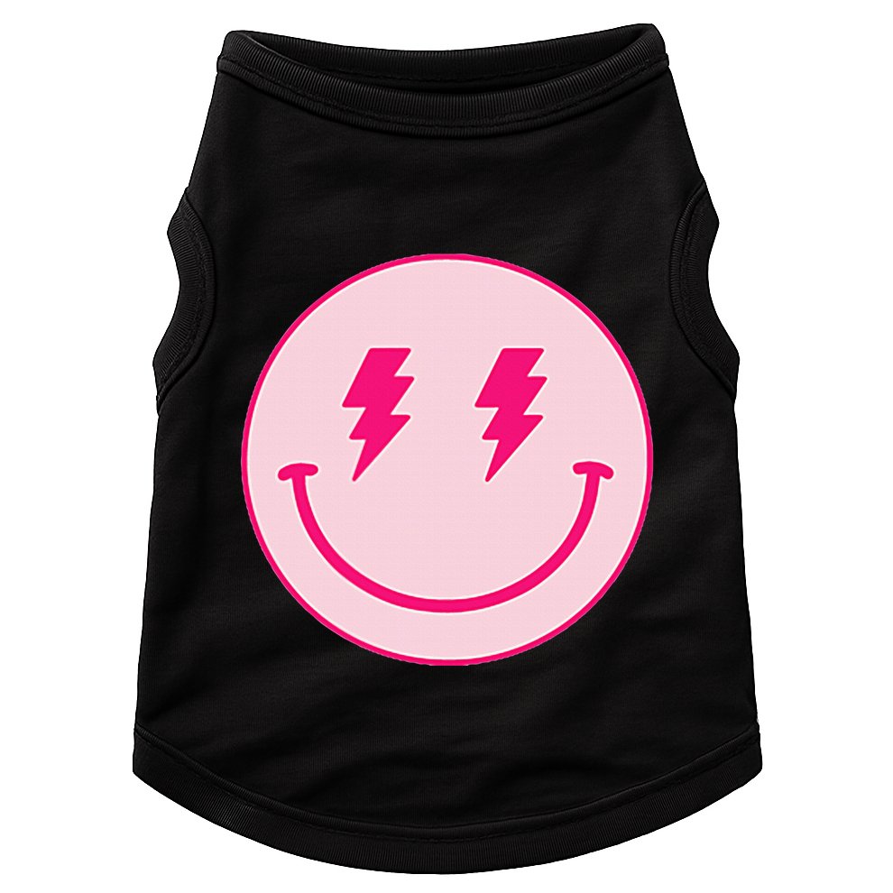 Lightning Bolt Eyes Happy Face Doggie Tank