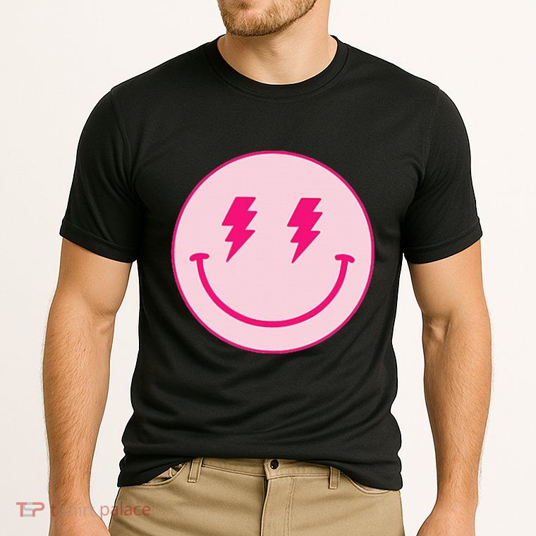 Lightning Bolt Eyes Happy Face Performance Shirt
