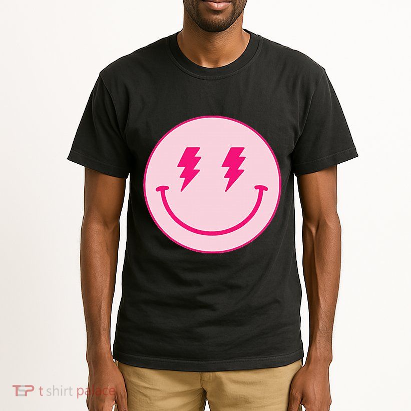 Lightning Bolt Eyes Happy Face Tall T-Shirt