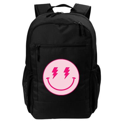 Lightning Bolt Eyes Happy Face Backpack