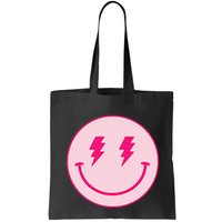 Lightning Bolt Eyes Happy Face Bag