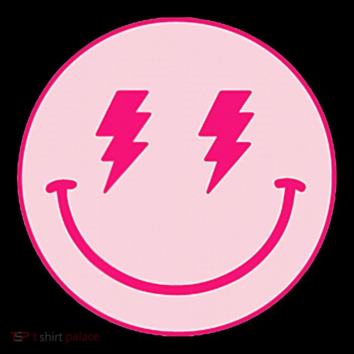 Lightning Bolt Eyes Happy Face Premium T-Shirt