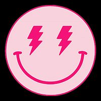 Lightning Bolt Eyes Happy Face Toddler T-Shirt
