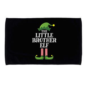 Little Brother Elf Matching Family Group Christmas Boy Elf Microfiber Hand Towel