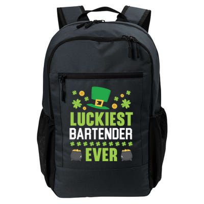 Luckiest Bartender Ever St Patrick's Saint Pattys Day Gift Daily Commute Backpack