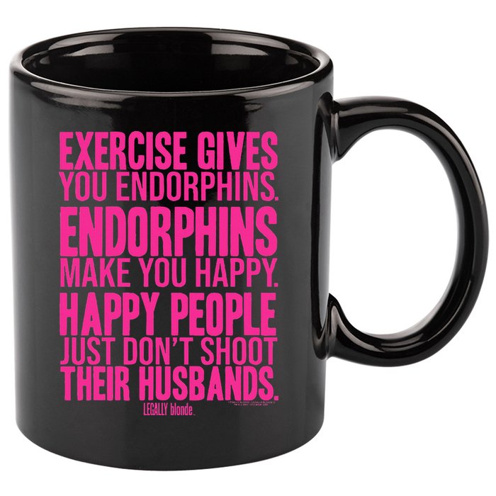Legally Blonde Endorphins 11oz C Handle Ceramic Mug