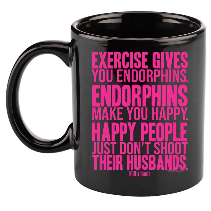 Legally Blonde Endorphins 11oz C Handle Ceramic Mug