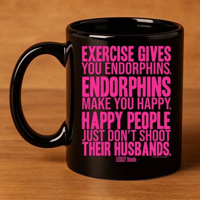 Legally Blonde Endorphins 11oz C Handle Ceramic Mug