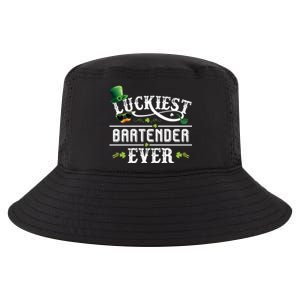 Luckiest Bartender Ever Leprechaun Hat St Patrick Day Gift Cool Comfort Performance Bucket Hat