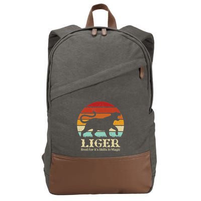 Liger Bred For Ist Skills In Magic Cotton Canvas Backpack
