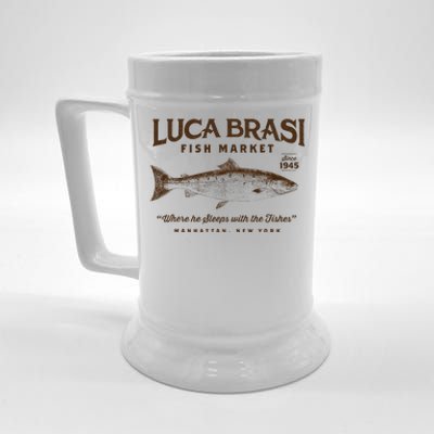 Luca Brasi Fish Market Beer Stein