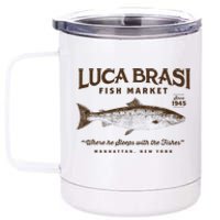 Luca Brasi Fish Market 12 oz Stainless Steel Tumbler Cup