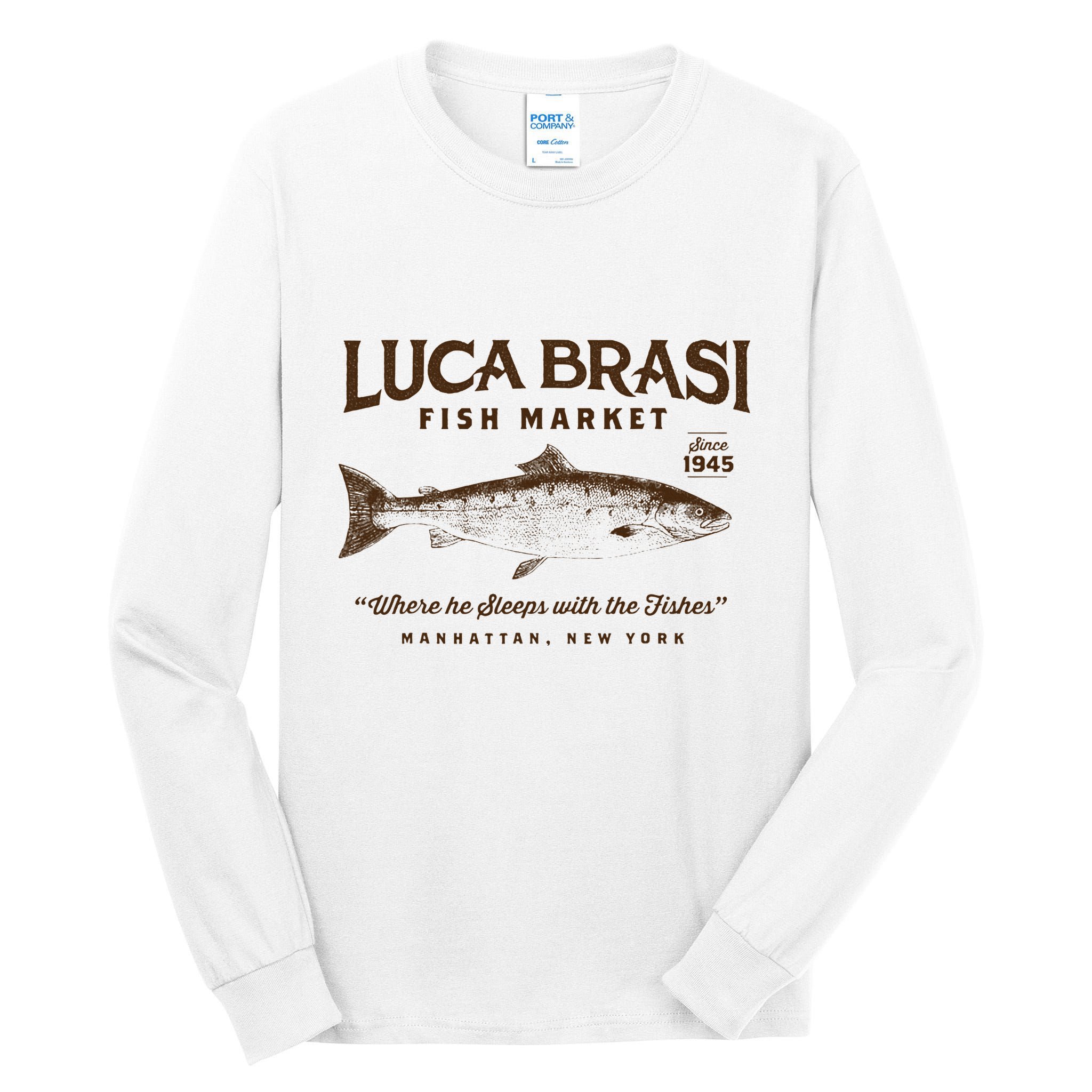 Luca Brasi Fish Market Tall Long Sleeve T-Shirt