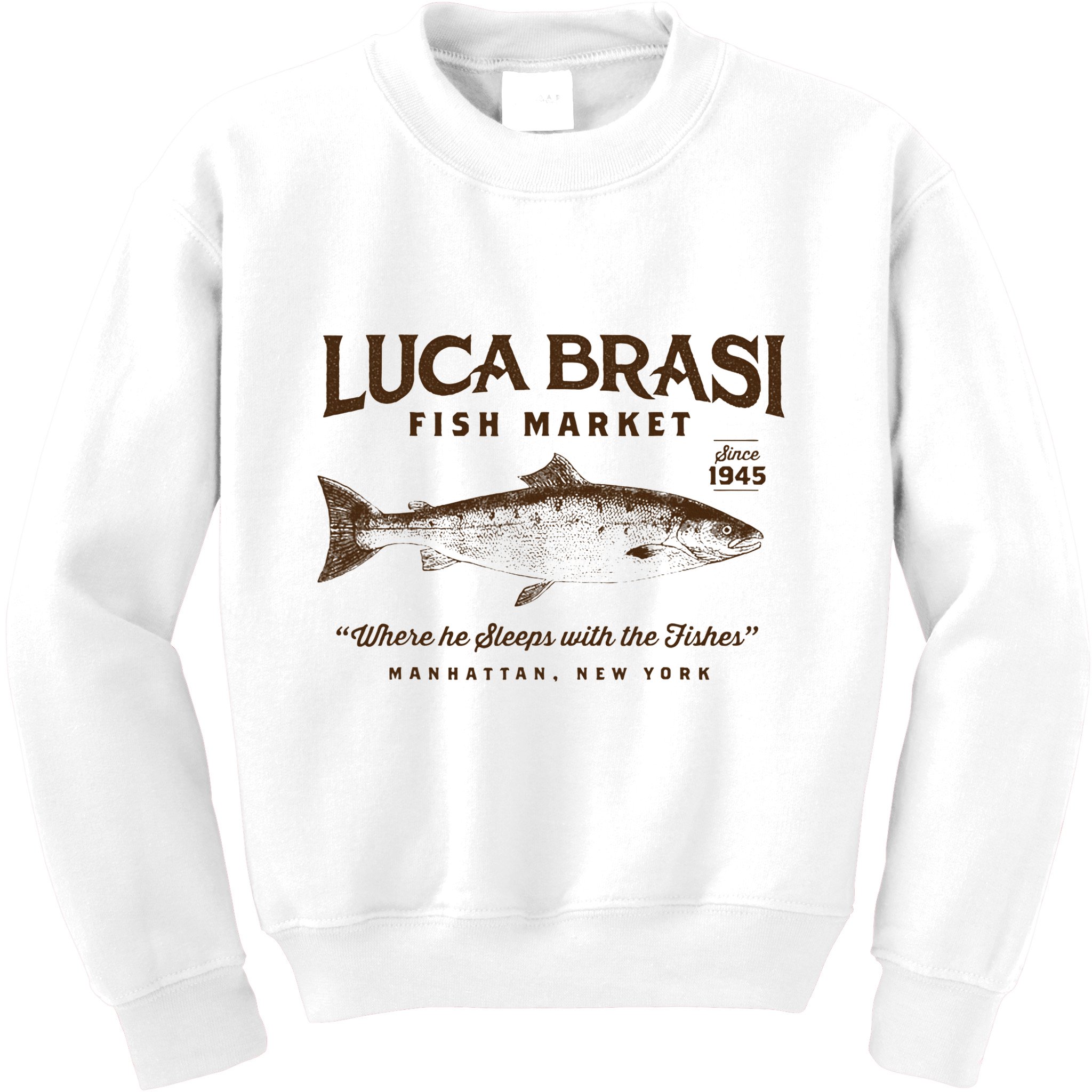 Luca Brasi Fish Market Kids Sweatshirt