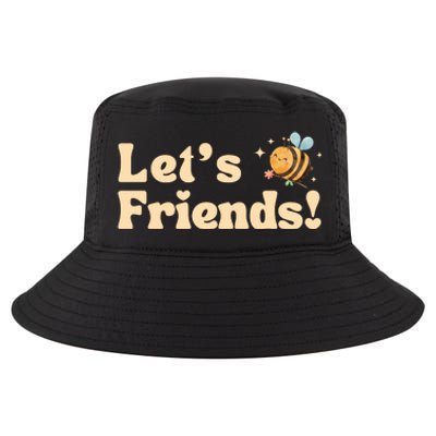 Lets Bee Friends Funny Bees Lover Cool Comfort Performance Bucket Hat