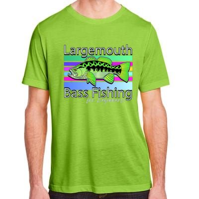 Largemouth Bass Fishing For Beginners Adult ChromaSoft Performance T-Shirt