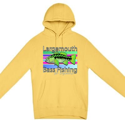 Largemouth Bass Fishing For Beginners Premium Pullover Hoodie