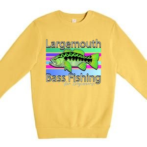 Largemouth Bass Fishing For Beginners Premium Crewneck Sweatshirt